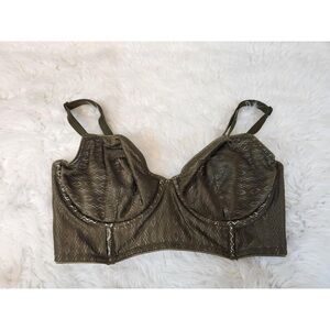 Victoria's Secret Olive Green Bra